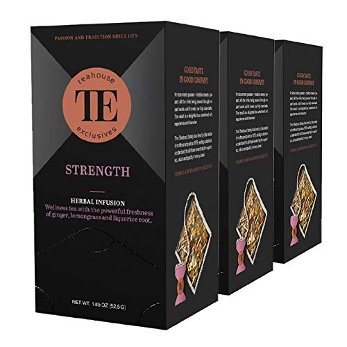 Teahouse Exclusives Luxury Tea Bag Strength, 52.9 g / 3er Pack von Teahouse Exclusives