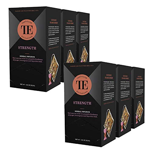 Teahouse Exclusives Luxury Tea Bag Strength, 52.9 g / 6er Pack von Teahouse Exclusives