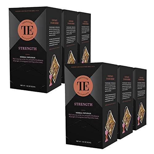 Teahouse Exclusives Luxury Tea Bag Strength, 52.9 g / 6er Pack Teahouse Exclusives Luxury Tea Bag Strength, 52.9 g / 6er Pack von Teahouse Exclusives