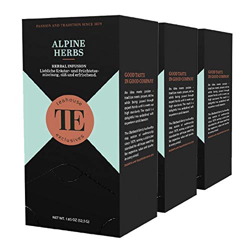 teahouse exclusives TE Alpine Herbs, 20 Gourmet Tea Bag / 3er pack teahouse exclusives TE Alpine Herbs, 20 Gourmet Tea Bag / 3er pack von Teahouse Exclusives