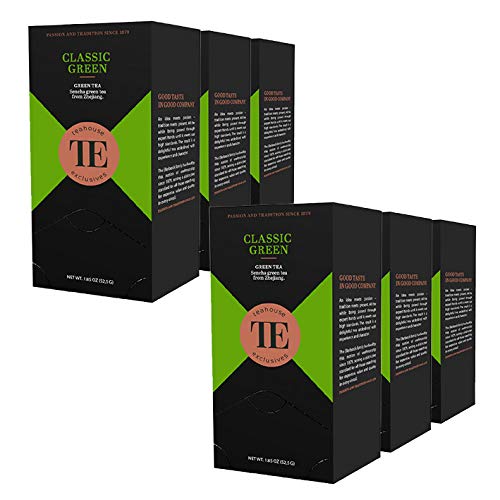 teahouse exclusives TE Classic Green, 20 Gourmet Tea Bag / 6er Pack von Teahouse Exclusives