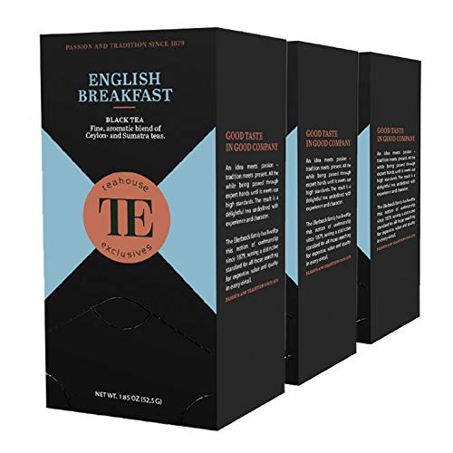 teahouse exclusives TE English Breakfast, 20 Gourmet Tea Bag / 3er Pack von Teahouse Exclusives