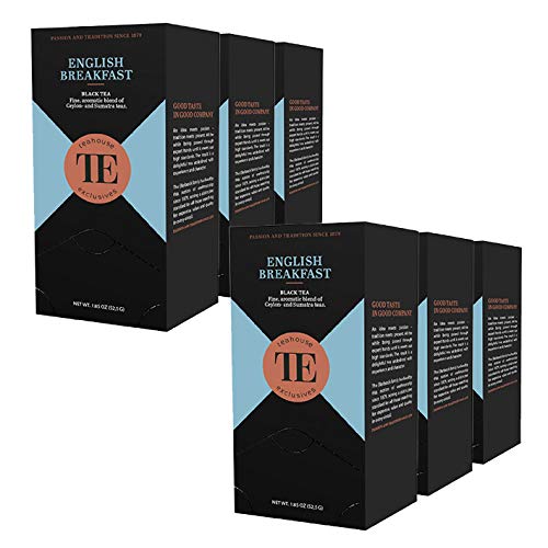 teahouse exclusives TE English Breakfast, 20 Gourmet Tea Bag / 6er Pack von Teahouse Exclusives