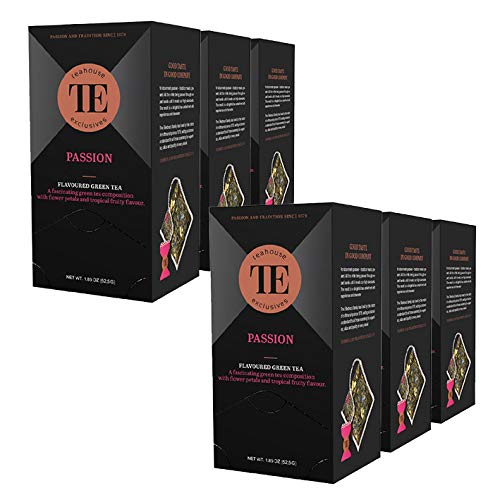 teahouse exclusives TE Passion, 15 Luxury Tea Bag / 6er Pack von Teahouse Exclusives