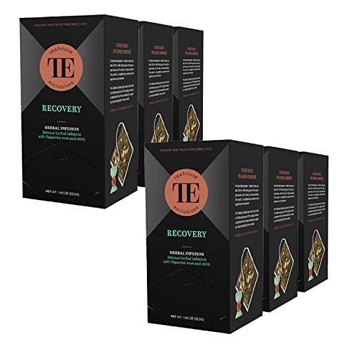 teahouse exclusives TE Recovery, 15 Luxury Tea Bag / 6er Pack von Teahouse Exclusives