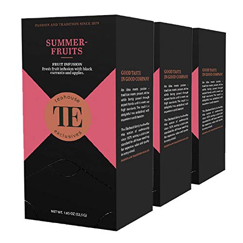 teahouse exclusives TE Summerfruits, 20 Gourmet Tea Bag / 3er Pack von Teahouse Exclusives