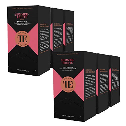 teahouse exclusives TE Summerfruits, 20 Gourmet Tea Bag / 6er Pack von Teahouse Exclusives
