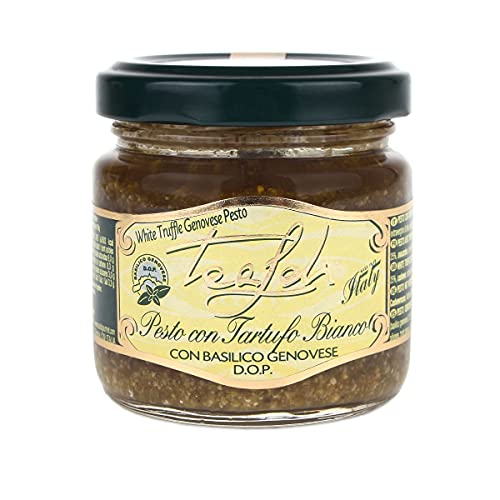 Tealdi, Pesto mit weißem Trüffel und Basilikum Genovese, aus Italien, 80 g von ANTICO PASTIFICIO TEALDI