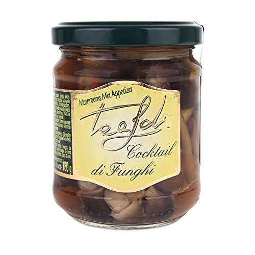 Tealdi, Pilzmischung, eingelegt in Olivenöl, aus Italien, 180 g von ANTICO PASTIFICIO TEALDI