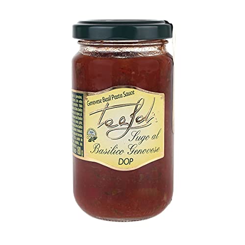 Tealdi, Tomaten Sauce mit Basilikum Genovese, aus Italien, 180 g von ANTICO PASTIFICIO TEALDI