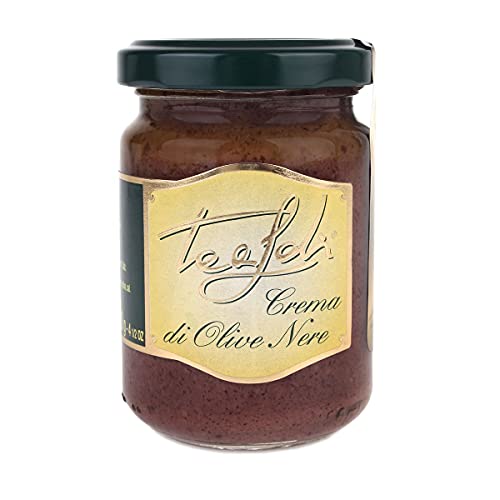 Tealdi, Olivenpaste schwarz, Brotaufstrich, aus Italien, 130 g von ANTICO PASTIFICIO TEALDI