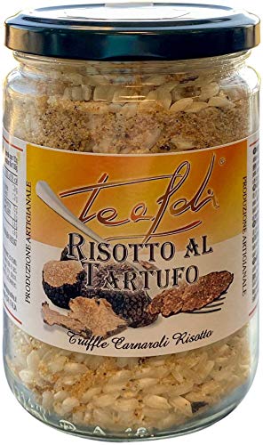 Tealdi Risotto mit Trüffel im Glas, italienischer Carnaroli Reis, Risotto Mischung, Trüffelrisotto, Risotto al Tartufo 220 g von ANTICO PASTIFICIO TEALDI