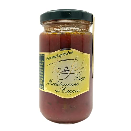 Tealdi, Mediterrane Sauce mit Kapern, Tomatensauce mit Kapern, aus Italien, 180 g von ANTICO PASTIFICIO TEALDI