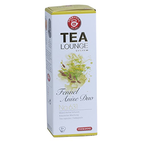 Teekanne Tealounge Kapseln - Fennel Anise Duo No. 631 Käutertee (8 Kapseln) von Tealounge