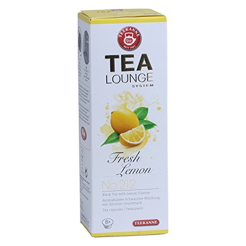 Teekanne Tealounge Kapseln - Fresh Lemon No. 212 Schwarzer Tee (8 Kapseln) von Tealounge