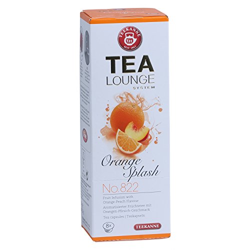 Teekanne Tealounge Kapseln - Orange Splash No. 822 Früchtetee (8 Kapseln) von Tealounge
