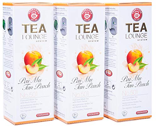 Teekanne Tealounge Kapseln - Pai Mu Tan Peach No. 501 Weißer Tee (3x8 Kapseln) von Tealounge