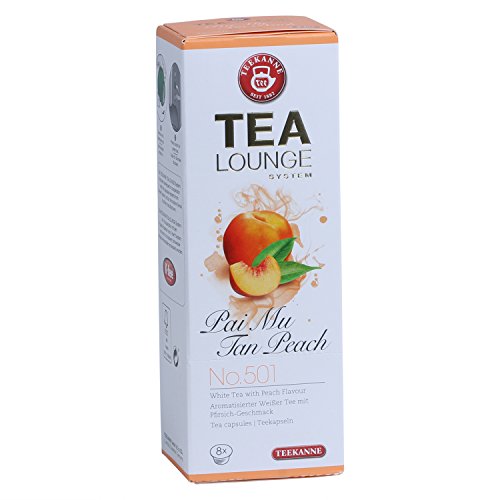Teekanne Tealounge Kapseln - Pai Mu Tan Peach No. 501 Weißer Tee (8 Kapseln) von Tealounge