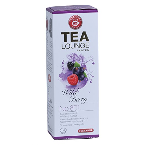 Teekanne Tealounge Kapseln - Wild Berry No. 801 Früchtetee (8 Kapseln) von Tealounge