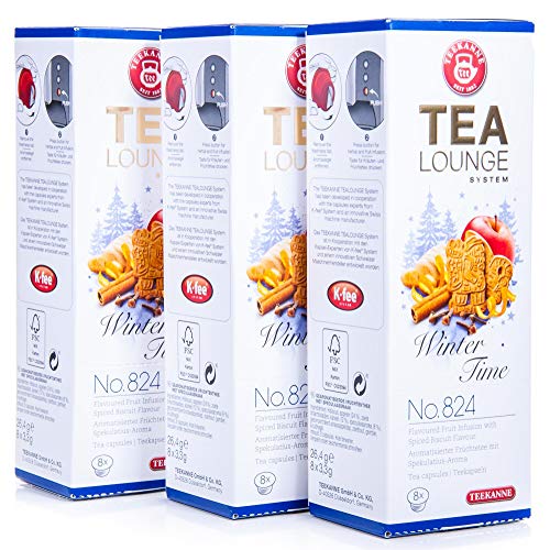Teekanne Tealounge Kapseln - Winter Time No. 824 Früchtetee (3x 8 Kapseln) von Tealounge