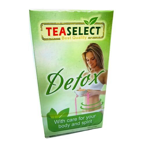 TeaSelect Detox-Tee, Kräuter-Reinigungstee – natürliche Mischung aus reinigenden Kräutern, 20 Filterbeutel für Wohlbefinden und Vitalität, 30 g von Teaselect