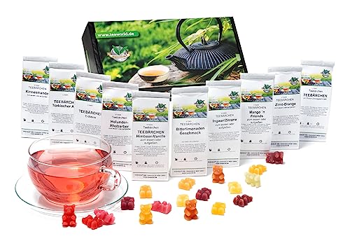 10 Sorten Teebärchen a 50g Probierpaket zum naschen oder aufgießen 10 Sorten Teebärchen a 50g Probierpaket zum naschen oder aufgießen von Teaworld