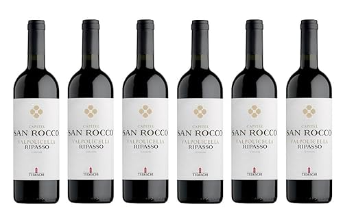 6x 0,75l - 2021er - Tedeschi - Capitel San Rocco - Ripasso - Valpolicella Superiore D.O.P. - Veneto - Italien - Rotwein trocken 6x 0,75l - 2021er - Tedeschi - Capitel San Rocco - Ripasso - Valpolicella Superiore D.O.P. - Veneto - Italien - Rotwein trocken von Tedeschi