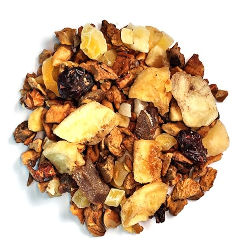 Tee-Express Aztekengold 100g Früchtetee mit Pfirsich-Birne-Orangen-Geschmack - loser Tee von Tee-Express