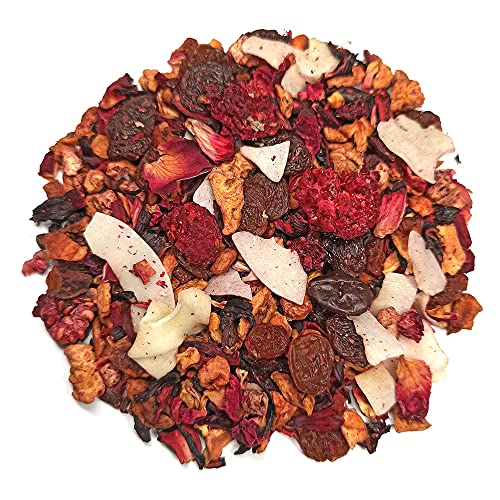 Tee-Express Früchtetee "Himbeer-Kirsch-Kompott" mit frischen Himbeeren und knackigen, prallen Kirschen - loser Tee (1000g) von Tee-Express