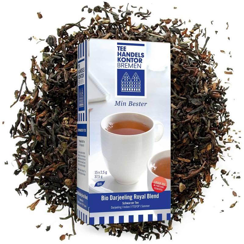 Min Bester® Bio Darjeeling Royal Blend von Tee-Handels-Kontor Bremen