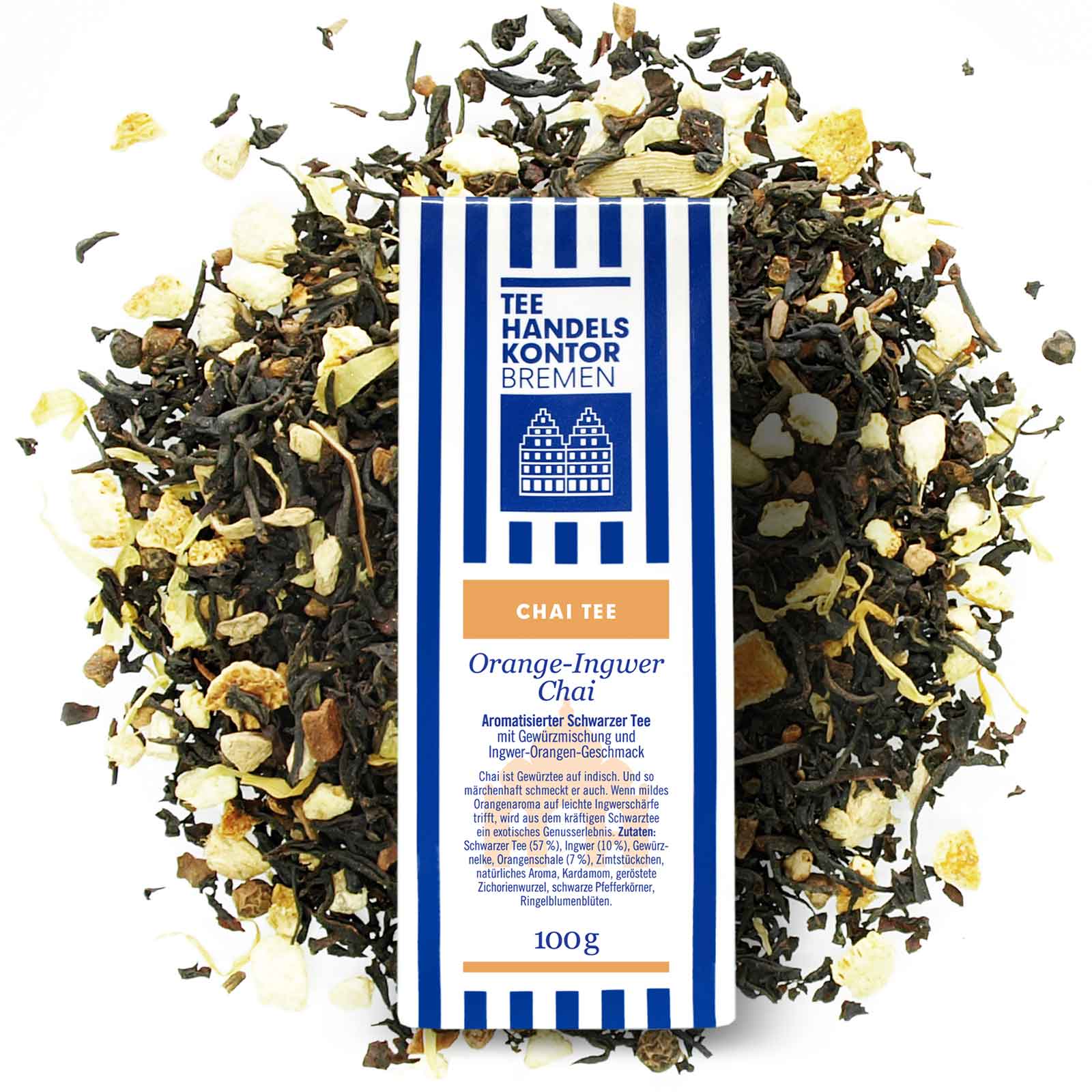 Orange-Ingwer Chai Orange-Ingwer Chai von Tee-Handels-Kontor Bremen