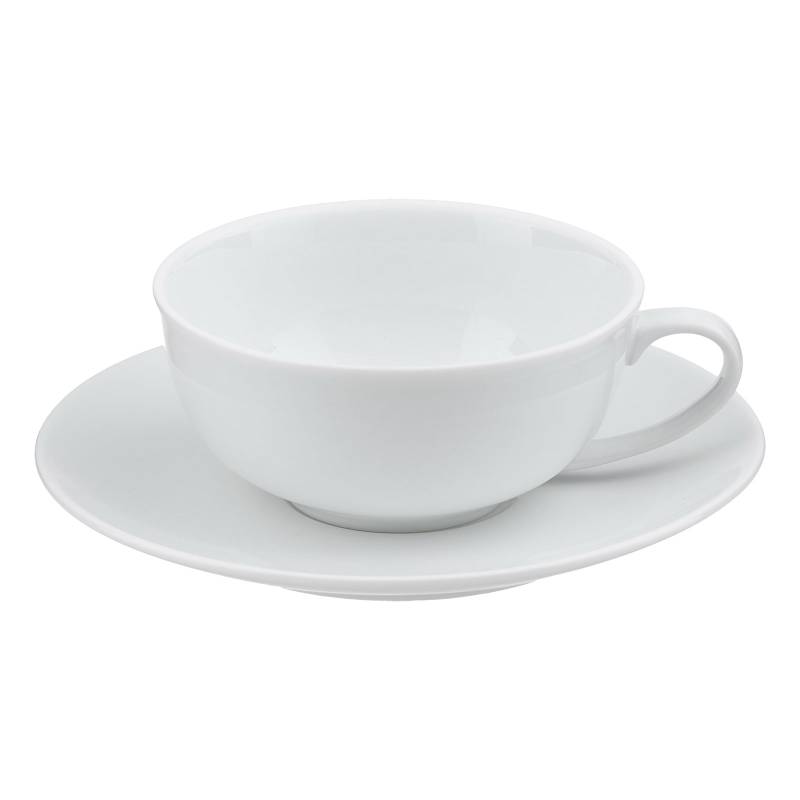 Porzellan-Teetasse mit Untertasse von Ronnefeldt