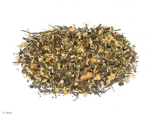 Engelsgesang Grüner Tee 1kg Sahne-Karamell-Mandel Tee-Meyer von TEE MEYER