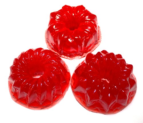 Minikuchen Gugelhupf 3 Stück Fruchtgummi Rot Kirschgeschmack 0.4 kg von TEE MEYER