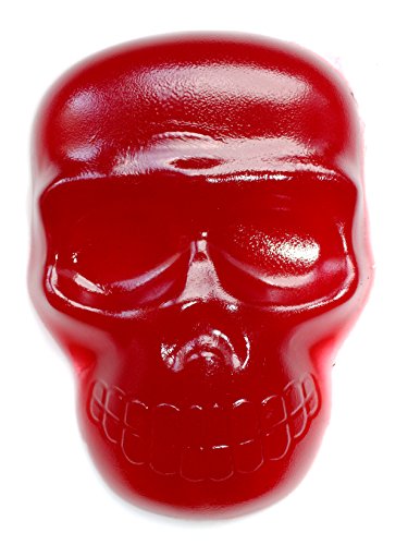 Totenkopf flach Fruchtgummi Rot Kirschgeschmack 1 kg von TEE MEYER