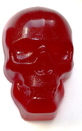 Totenkopf halb Mega Fruchtgummi Rot Kirschgeschmack 1.5 kg von TEE MEYER