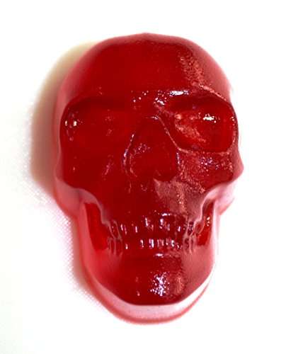 Totenkopf klein Fruchtgummi Rot Kirschgeschmack 0.25 kg von TEE MEYER