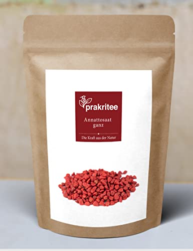 Annattosaat ganz 100g Annatto Samen Annatto ganz Annattosaat ganz Nachhaltig angebaut von Tee aus Nepal