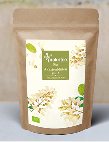 Bio Akazienblüten ganz 1000g (4X250g) Akazienblüten Tee Nachhaltig und biologisch angebaut Robinia pseudoacacia Acacia Flowers DE-ÖKO-044 von Tee aus Nepal