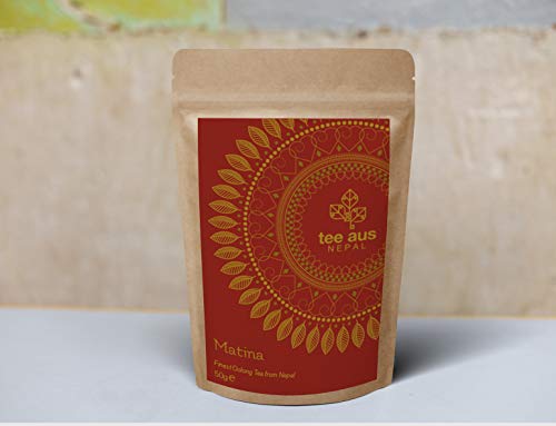 Matina Oolong Tee 50g | Beste Oolong Tee aus Nepal | Oolong tea from Nepal | Reiner Oolong tea from Nepal | 50g von Tee aus Nepal