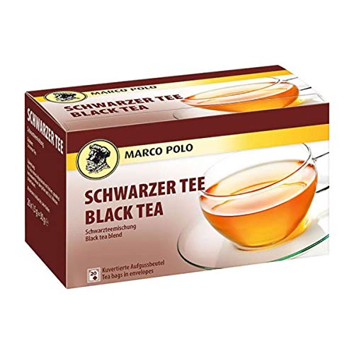 Marco Polo Schwarzer Tee kuvertiert Schwarzteemischung herb 30g von Tee