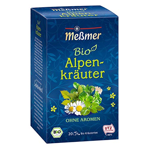 Meßmer Bio Alpenkräuter Tee frisch aromatischer Kräutertee von Tee