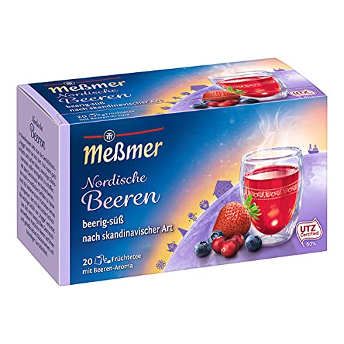 Meßmer Nordische Beere Früchtetee aromatisiert Beeren Geschmack 50g Meßmer Nordische Beere Früchtetee aromatisiert Beeren Geschmack 50g von Tee