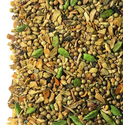 Kapha-Tee (ehem. Ermunternder Tee) 100g im Aromaschutz-Pack von TeeFARBEN