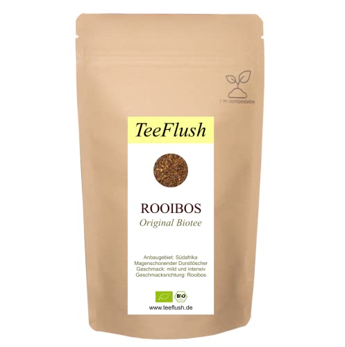 Rooibos-Tee, Bio, 250g, Ernte 2022, Herkunft: Südafrika, Geschmack: aromatisch, fruchtig-süßlich von TeeFlush