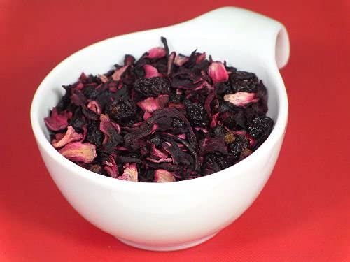 TeeTeam Früchtetee, Fruchttee - Früchteteemischung Rote Grütze, 100 g von TeeTeam-Norder