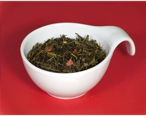 TeeTeam Grüntee, Grüner Tee Erdbeer-Joghurt - aromatisierter Tee, 500 g von TeeTeam-Norder