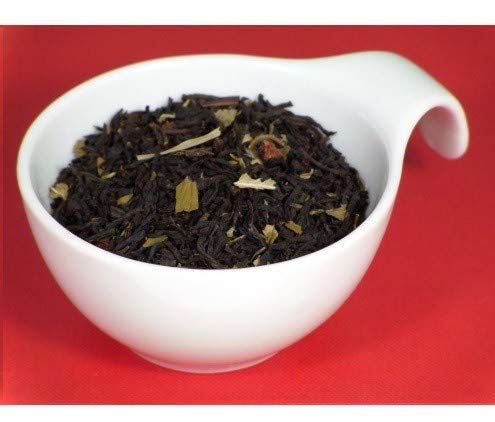 TeeTeam Schwarztee, Schwarzer Tee Erdbeer-Sahne - aromatisierter Tee, 1000 g von TeeTeam-Norder