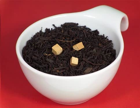 TeeTeam Schwarztee, Schwarzer Tee Karamell - aromatisierter Tee, 250 g von TeeTeam-Norder