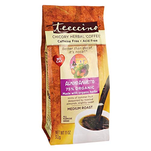 Mediterranean Herbal Coffee, Medium Roast, Almond Amaretto, Caffeine Free, 11 oz (312 g) von Teeccino